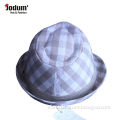 Plaid Checked Boys Fedora Hat